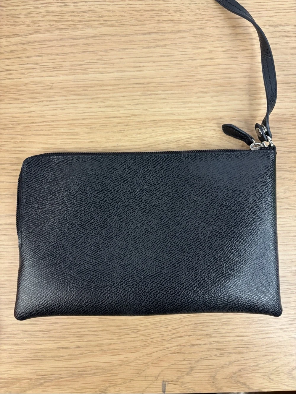 Replacement Black/Purple Coach Storypatch Creed Pebbled Leather Pouch
